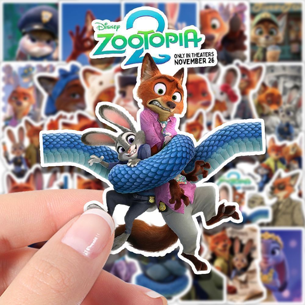 Laptop Accessories Diy - •100PCS Cute Disney Animation Zootopia 2