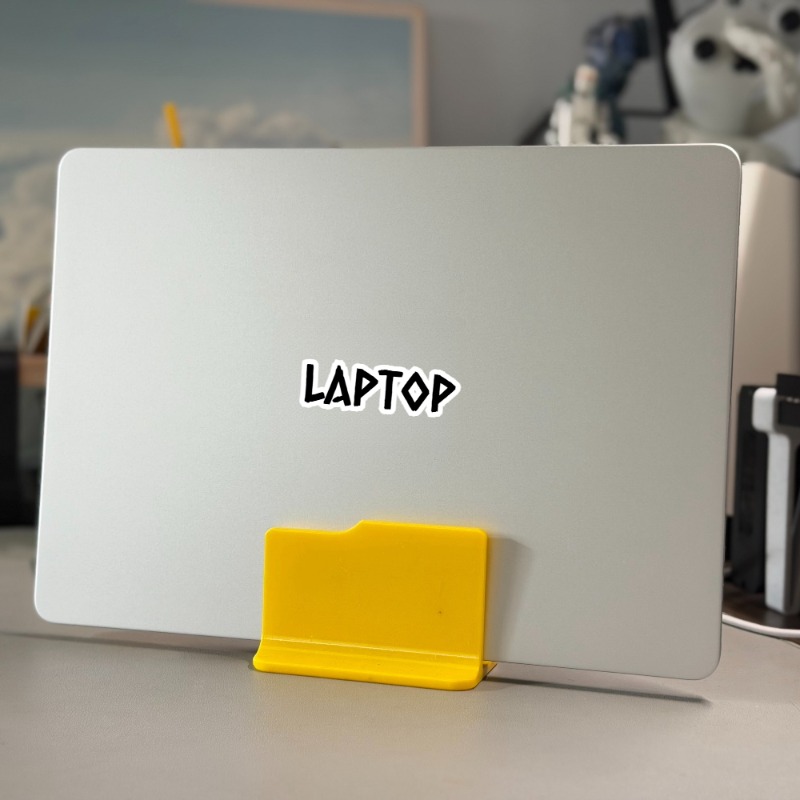 Laptop Stand Riser - 1pc Vertical Laptop Stand, Dual Slot