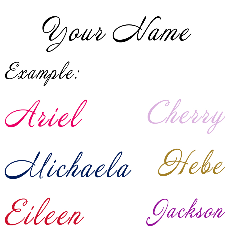 YOUR NAME Vinyl Decal Sticker  - огляд і ціна Laptop Accessories Name