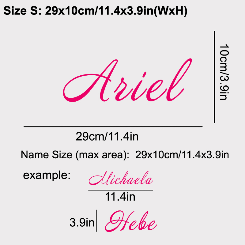 YOUR NAME Vinyl Decal Sticker  - огляд і ціна Laptop Accessories Name