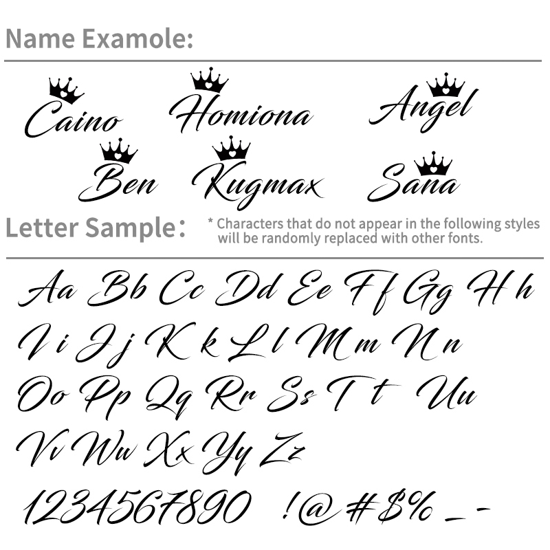 Custom Crown Name Waterproof S - огляд і ціна Laptop Accessories Name