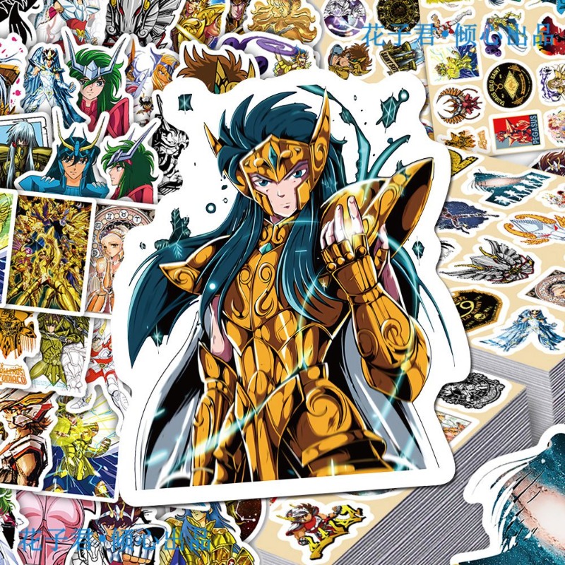 101Pcs Saint Seiya Anime Stick - огляд і ціна Laptop Accessories Diy