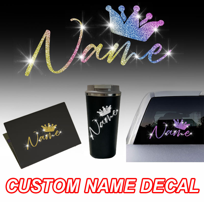 1PC Custom Glitter Crown and N - огляд і ціна Laptop Accessories Name