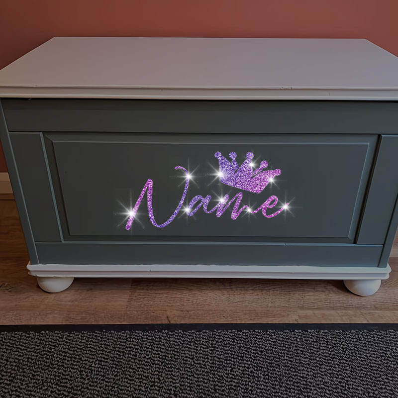 1PC Custom Glitter Crown and N - огляд і ціна Laptop Accessories Name