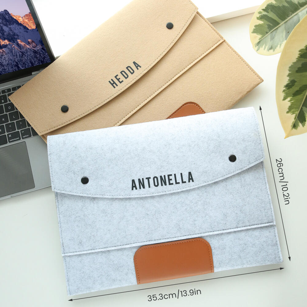 Custom Name Felt Document Fold - огляд і ціна Laptop Accessories Name