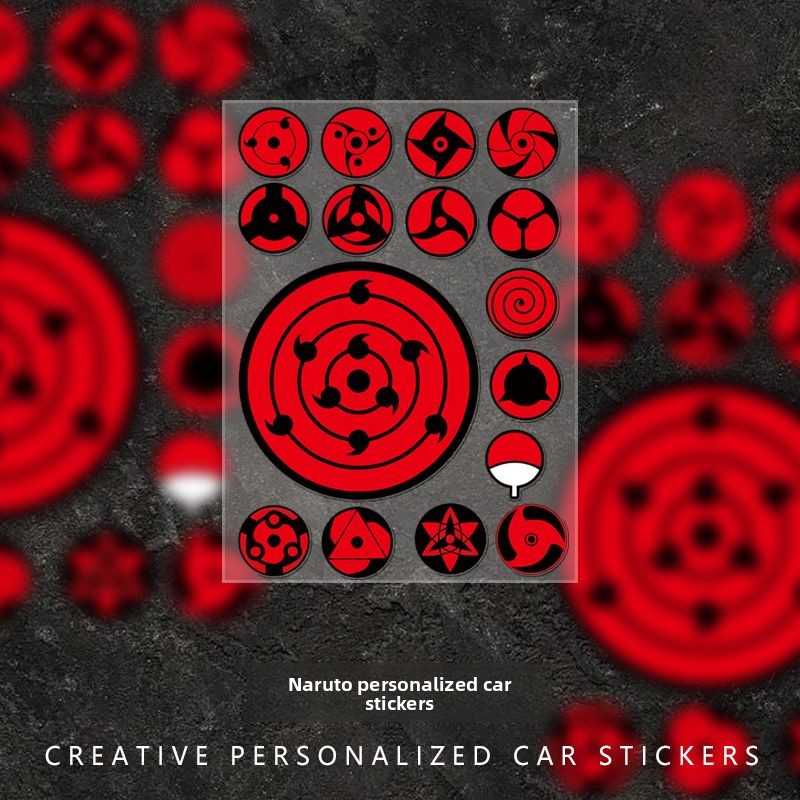 Sharingan Eye Die-cut Sticker  - огляд і ціна Laptop Accessories Gifts