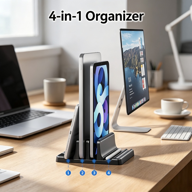 Vertical Laptop Stand Multi‑Sl - огляд і ціна Laptop Stand Riser