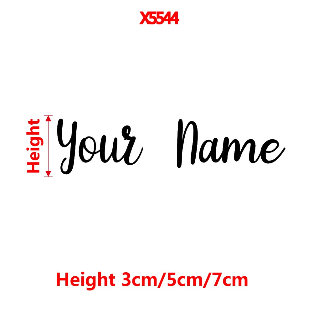 1PC 3cm/5cm/7cm Custom Name Wa - огляд і ціна Laptop Accessories Name