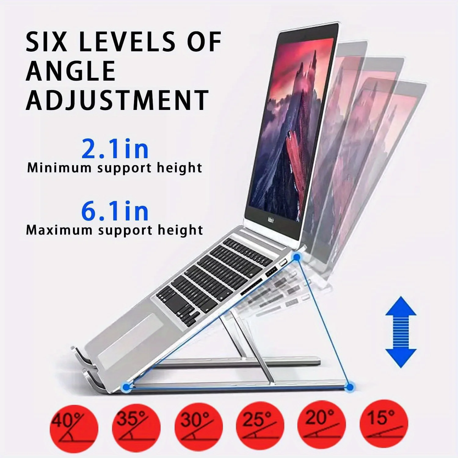 Adjustable Aluminum Laptop Sta - огляд і ціна Laptop Stand Riser