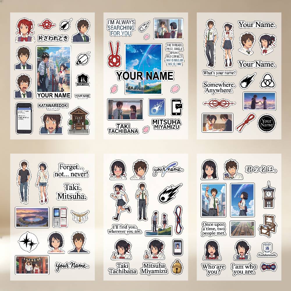 Anime Your Name Mitsuha Movie  - огляд і ціна Laptop Accessories Name