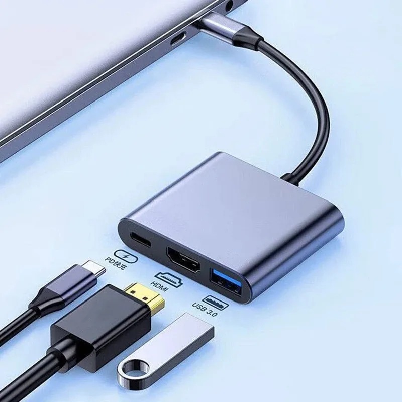 USB C HUB 3in1 Type C 3.0 to H - огляд і ціна Usb C Docking Hub