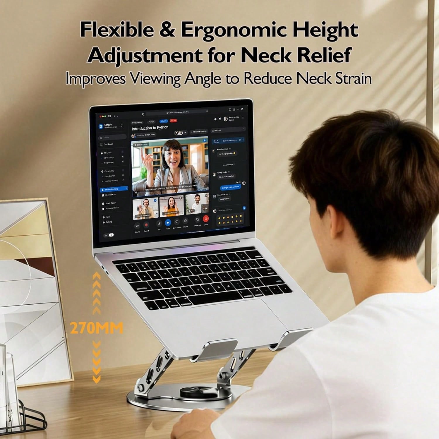 360° Rotating Laptop Stand for - огляд і ціна Laptop Stand Riser