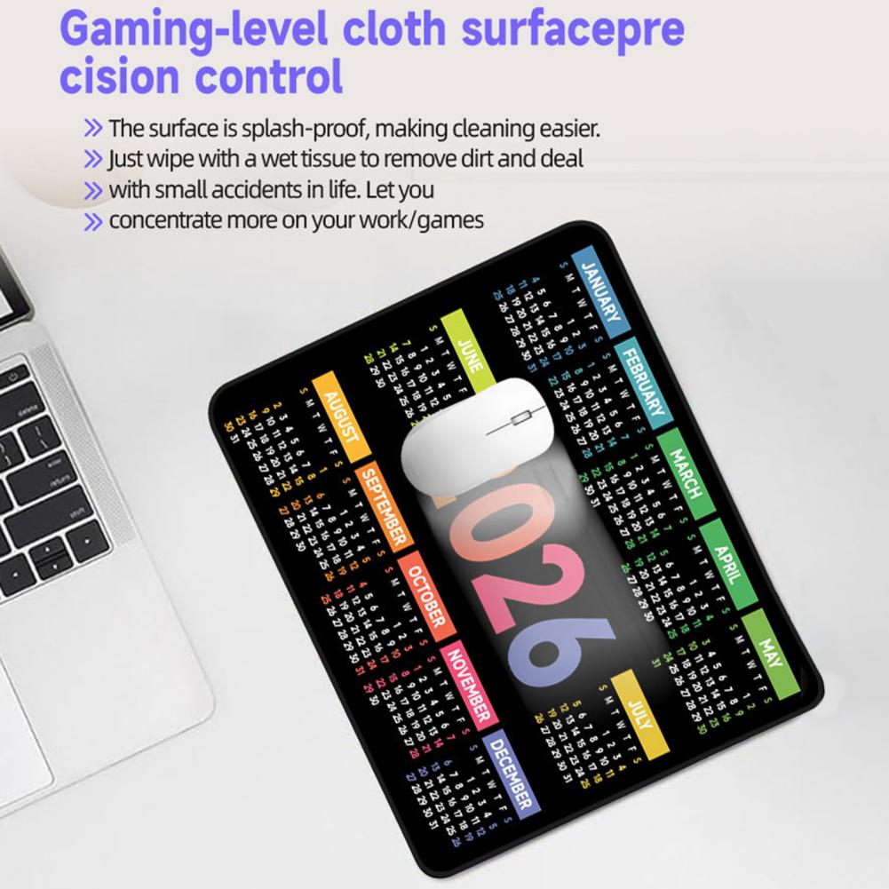2026 Calendar Mouse Pad Waterp - огляд і ціна Laptop Accessories Gaming