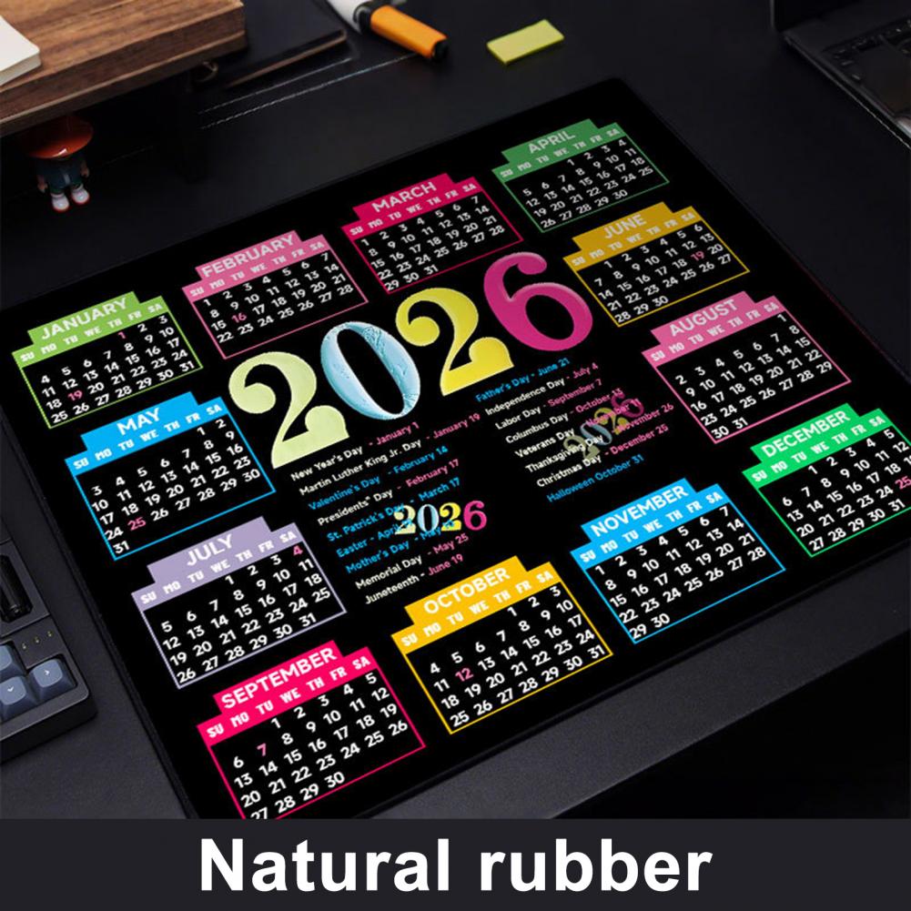 2026 Calendar Mouse Pad Waterp - огляд і ціна Laptop Accessories Gaming
