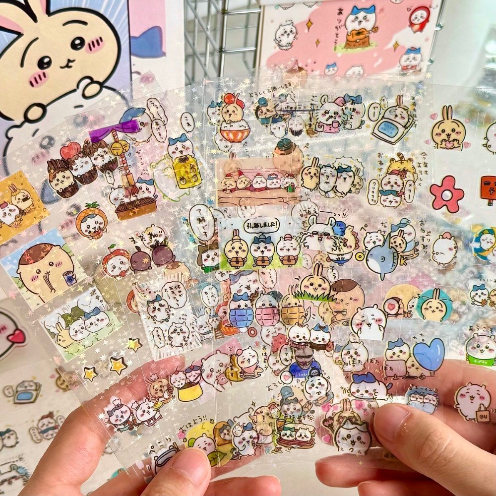 30Pcs Chiikawa Laser Stickers  - огляд і ціна Laptop Accessories Diy