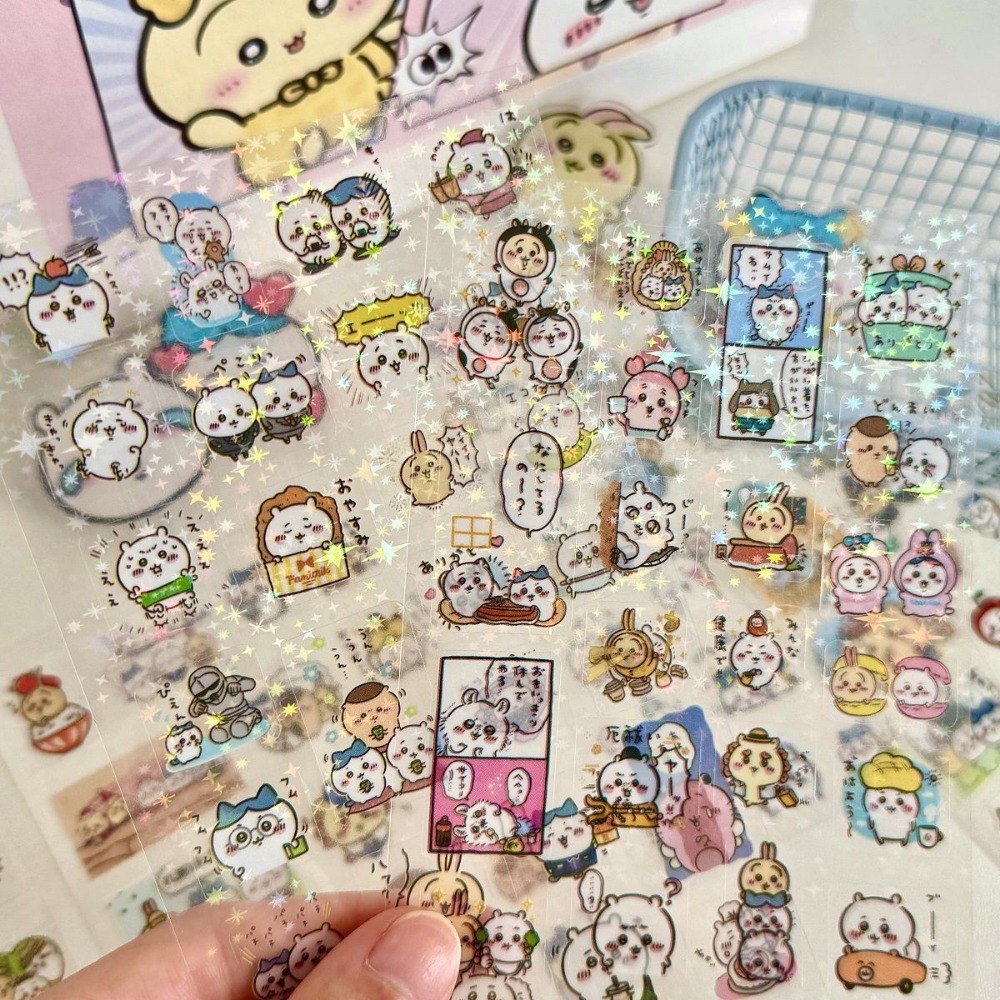 30Pcs Chiikawa Laser Stickers  - огляд і ціна Laptop Accessories Diy