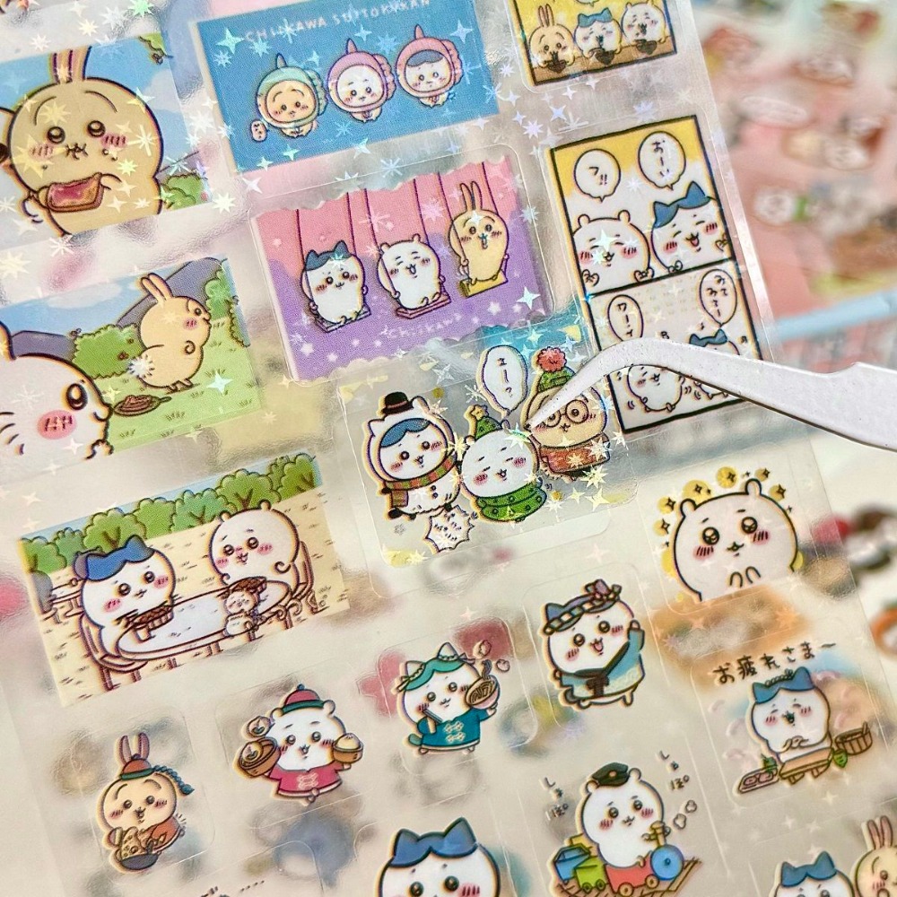30Pcs Chiikawa Laser Stickers  - огляд і ціна Laptop Accessories Diy