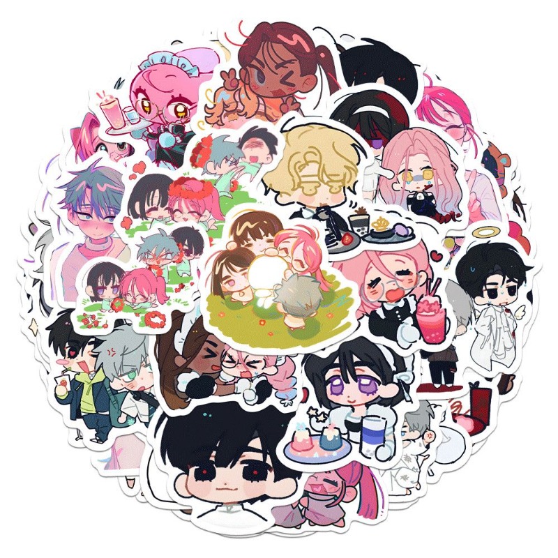 80Pcs/set Cartoon Anime Alien  - огляд і ціна Laptop Accessories Gifts