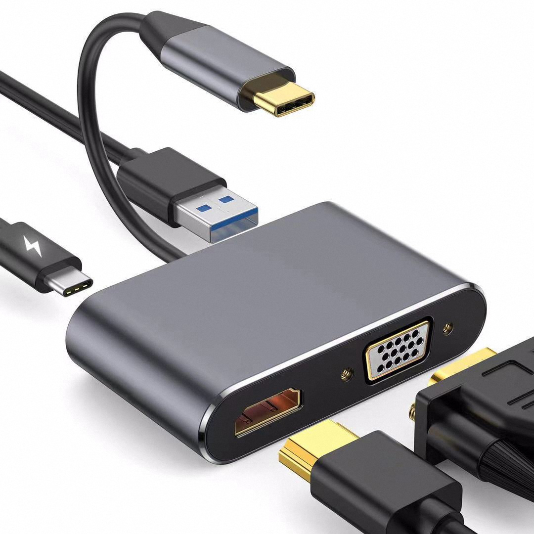 4K USB Type C to VGA 1080P USB - огляд і ціна Usb C Docking Hub