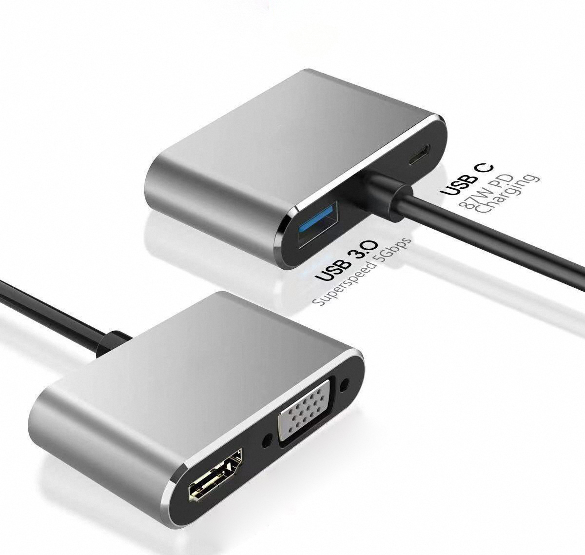 4K USB Type C to VGA 1080P USB - огляд і ціна Usb C Docking Hub