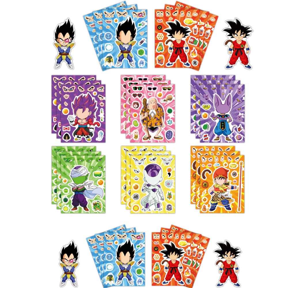 8/32Sheets Anime Dragon Ball S - огляд і ціна Laptop Accessories Diy