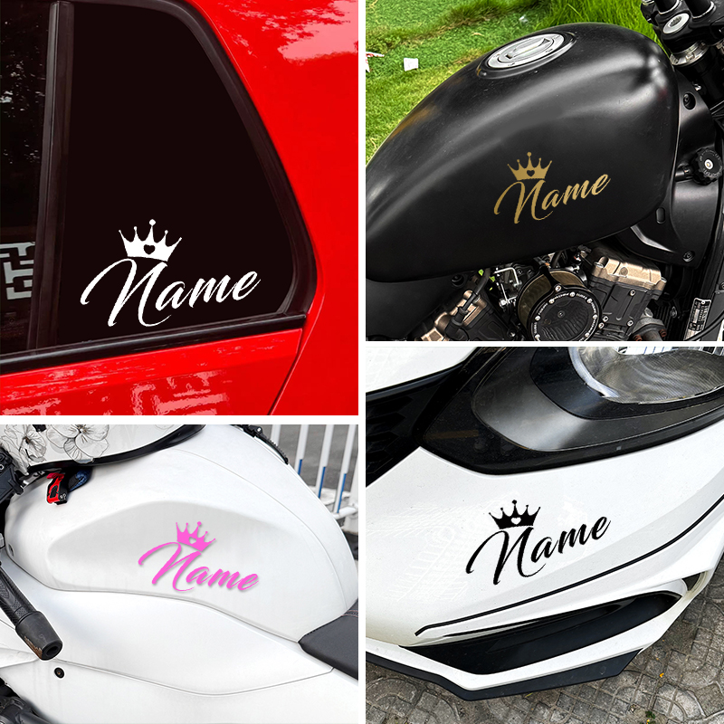 Custom Crown Name Sticker Pers - огляд і ціна Laptop Accessories Name