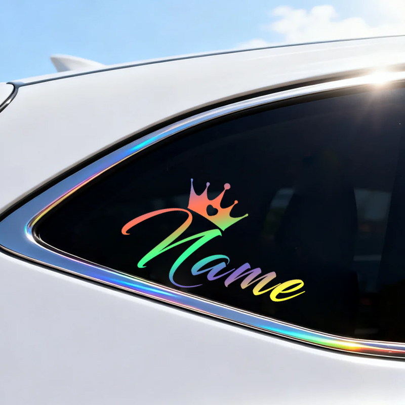 Custom Crown Name Sticker Pers - огляд і ціна Laptop Accessories Name