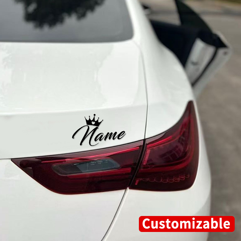Custom Crown Name Sticker Pers - огляд і ціна Laptop Accessories Name
