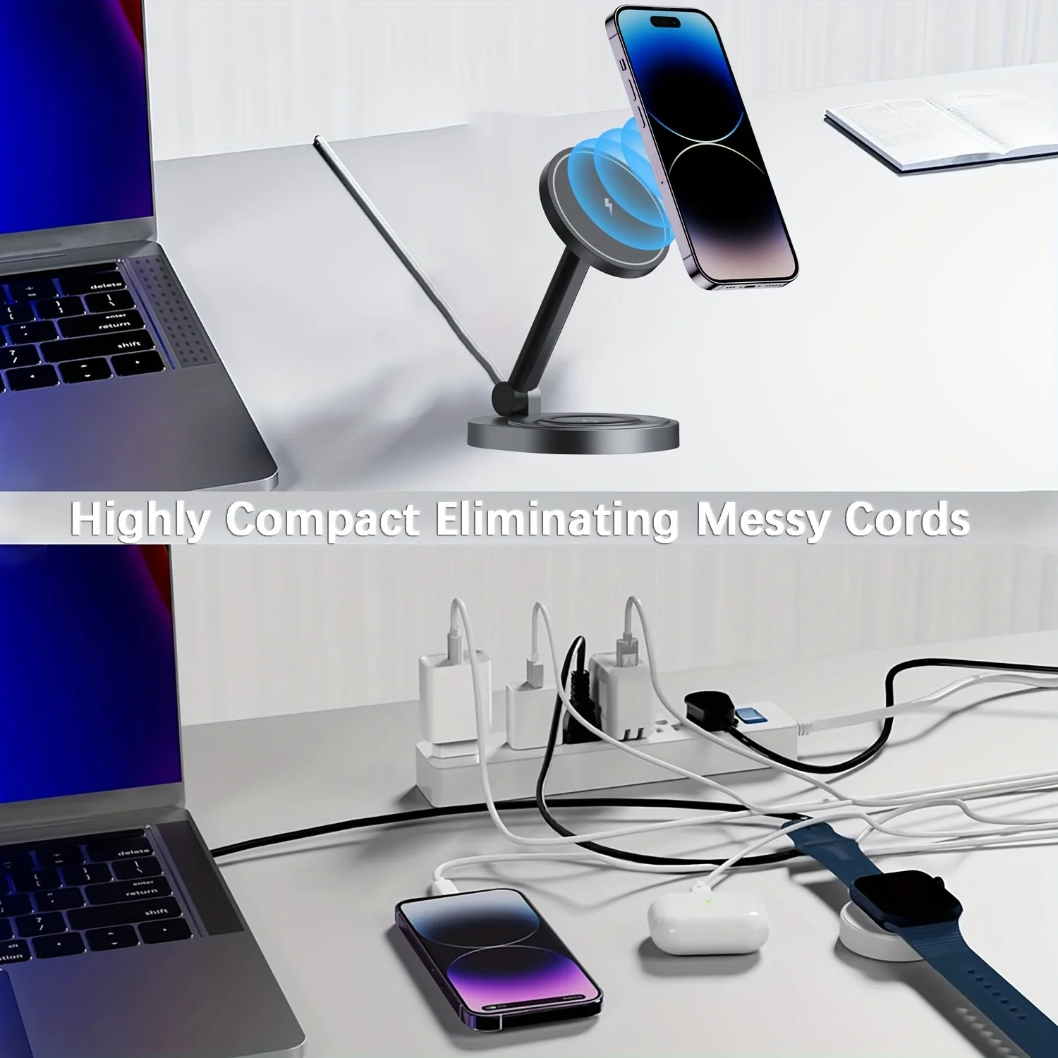 2 In 1 Magnetic Wireless Charg - огляд і ціна Usb C Docking Hub