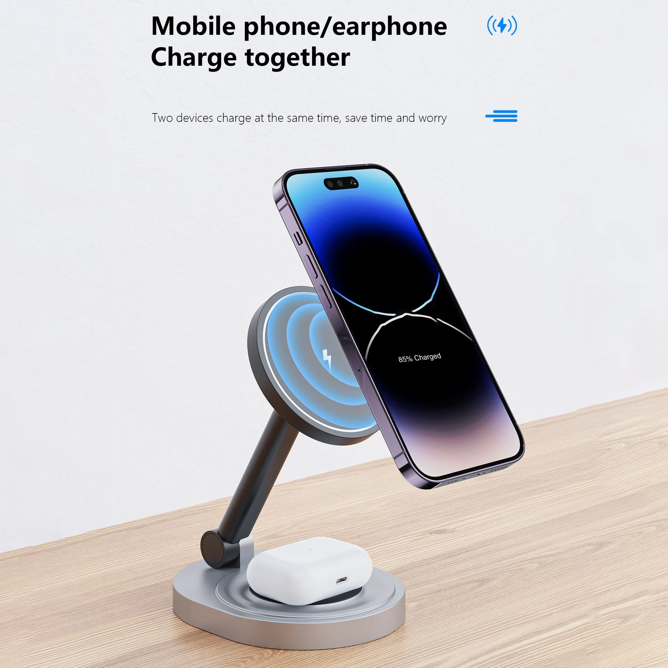 2 In 1 Magnetic Wireless Charg - огляд і ціна Usb C Docking Hub