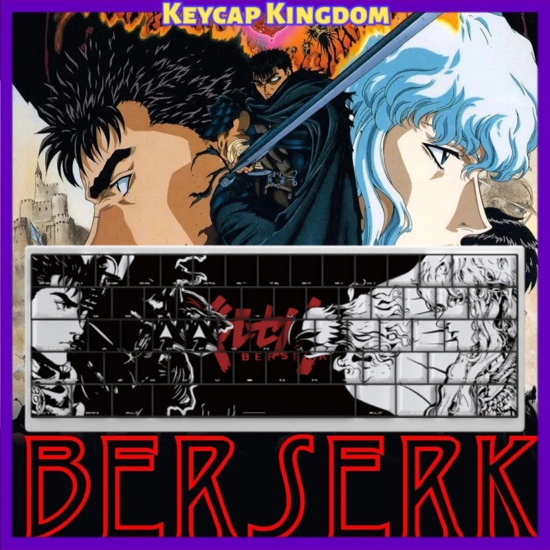 BERSERK Theme Anime Keycap 98  - огляд і ціна Laptop Accessories Gifts
