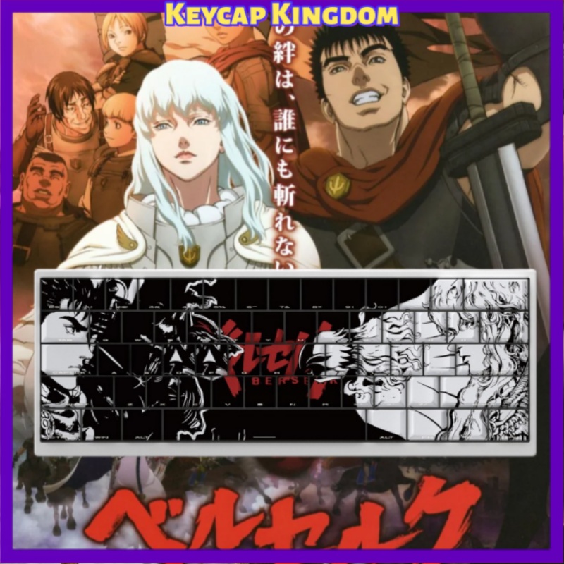 BERSERK Theme Anime Keycap 98  - огляд і ціна Laptop Accessories Gifts