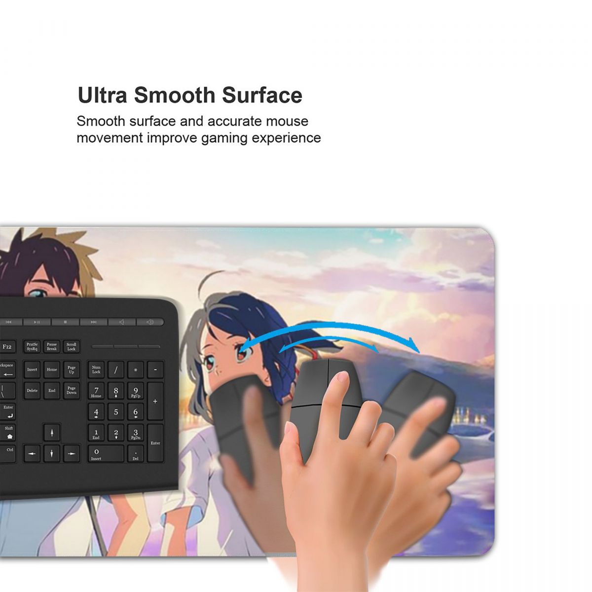 Japanese Anime Your Name Large - огляд і ціна Laptop Accessories Name