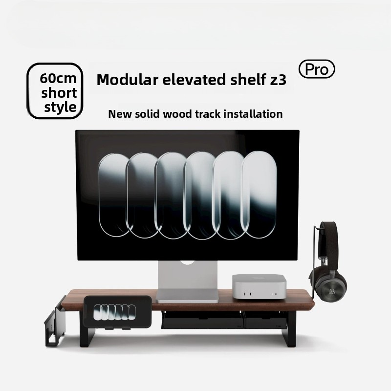 Hot Sale! Walnut Monitor Stand - огляд і ціна Laptop Stand Riser