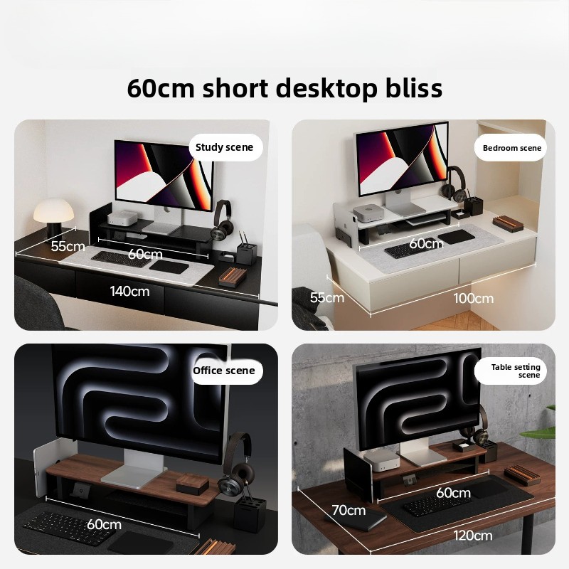 Hot Sale! Walnut Monitor Stand - огляд і ціна Laptop Stand Riser