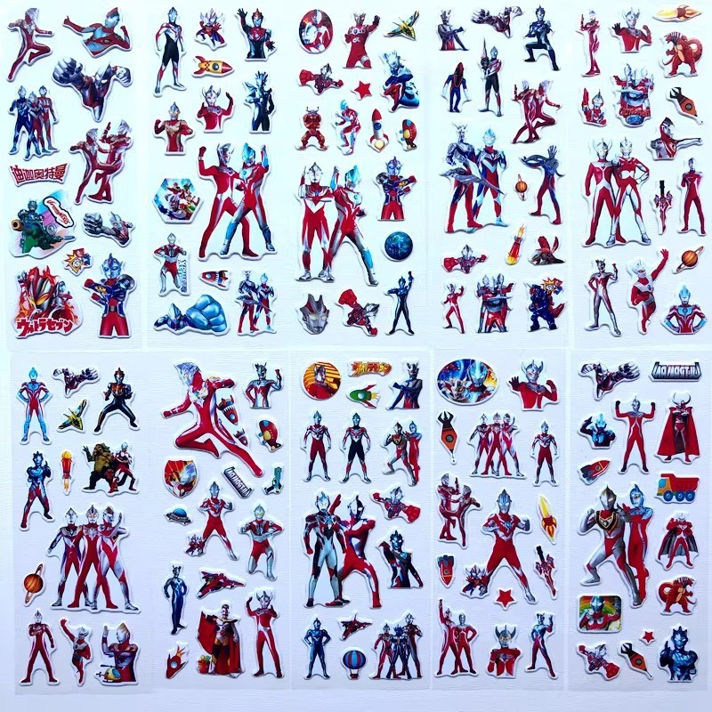 10pcs Cartoon Ultraman 3D Bubb - огляд і ціна Laptop Accessories Diy