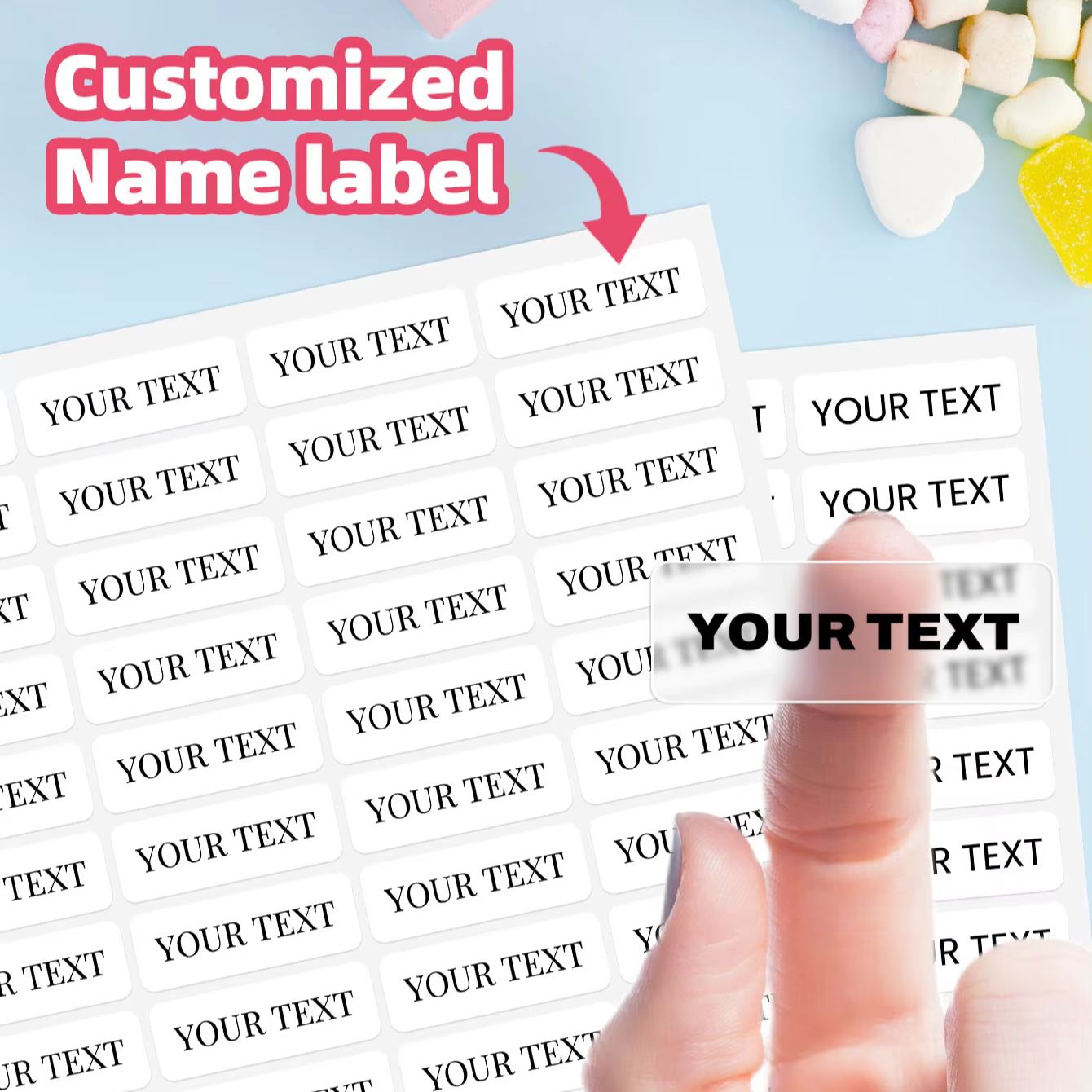 1-600PCS Custom Name Stickers, - огляд і ціна Laptop Accessories Name