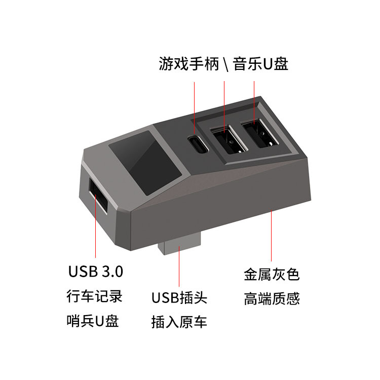 USB Hub Car Glove Box Docking  - огляд і ціна Usb C Docking Hub